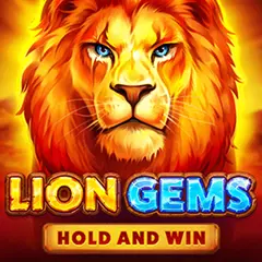 Lion Gems: Hold and Win by Playson, cover from the RocketPlay lobby